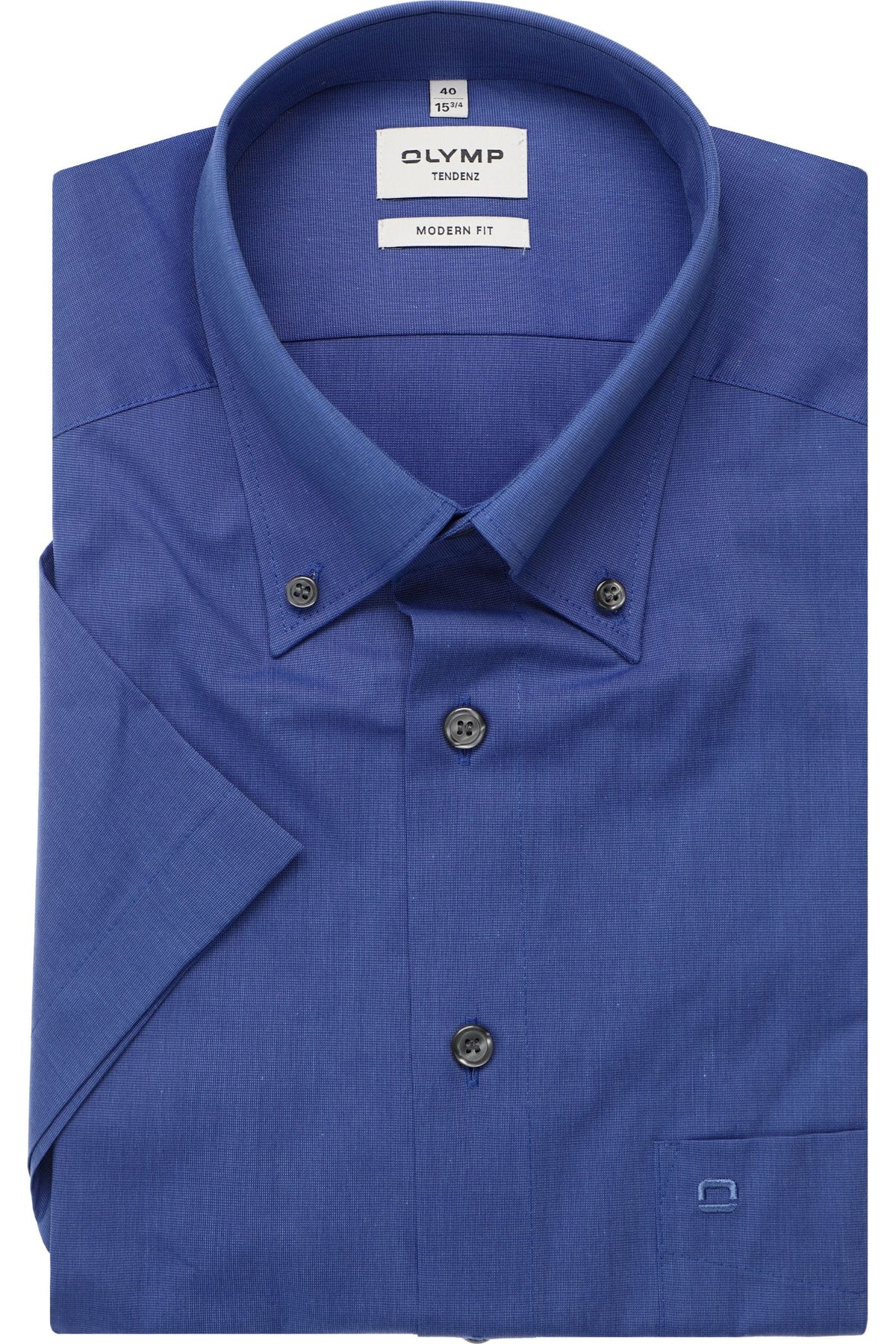 OLYMP Tendenz Modern Fit Hemd royal, Einfarbig