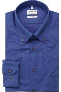 OLYMP Tendenz Modern Fit Hemd royal, Einfarbig