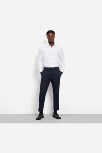 OLYMP Level Five Body Fit Hemd weiss, Faux-uni