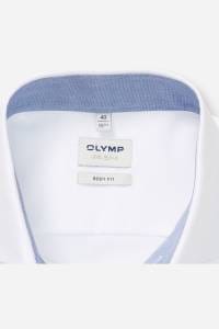 OLYMP Level Five Body Fit Hemd weiss, Faux-uni
