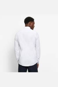 OLYMP Level Five Body Fit Hemd weiss, Faux-uni
