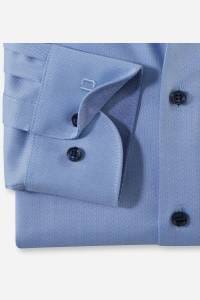 OLYMP Level Five Body Fit Hemd bleu, Faux-uni