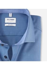 OLYMP Level Five Body Fit Hemd blau, Faux-uni
