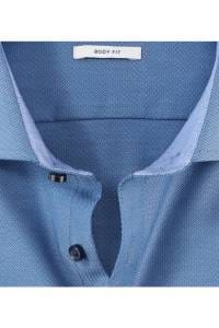 OLYMP Level Five Body Fit Hemd blau, Faux-uni