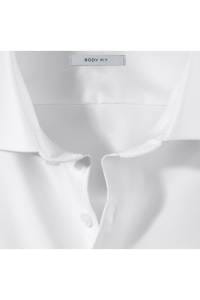 OLYMP Level Five Body Fit Hemd weiss, Einfarbig