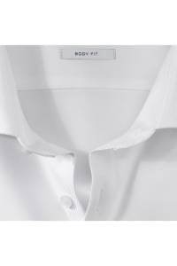 OLYMP Level Five Body Fit Hemd weiss, Gestreift