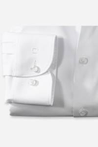 OLYMP Level Five Body Fit Hemd weiss, Gestreift