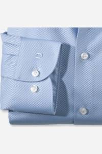 OLYMP Level Five Body Fit Hemd bleu, Einfarbig