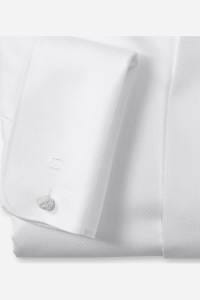 OLYMP Luxor Modern Fit Galahemd weiss, Faux-uni