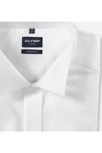 OLYMP Luxor Modern Fit Galahemd weiss, Faux-uni
