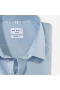 OLYMP Tendenz Modern Fit Hemd bleu, Einfarbig