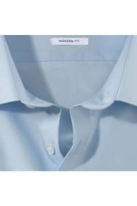 OLYMP Tendenz Modern Fit Hemd bleu, Einfarbig