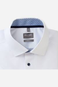OLYMP Luxor Comfort Fit Hemd weiss, Einfarbig