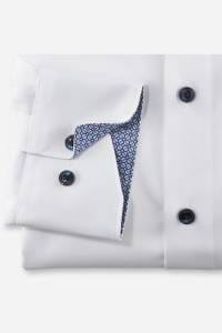OLYMP Luxor Comfort Fit Hemd weiss, Einfarbig