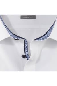 OLYMP Luxor Comfort Fit Hemd weiss, Einfarbig