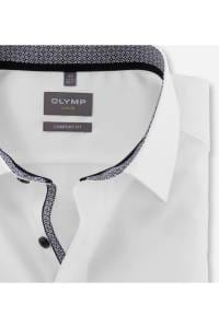 OLYMP Luxor Comfort Fit Hemd weiss, Einfarbig