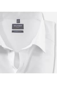OLYMP Luxor Comfort Fit Hemd weiss, Strukturiert