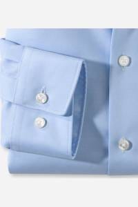 OLYMP Luxor Comfort Fit Hemd hellblau, Strukturiert