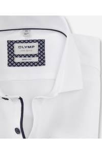 OLYMP Level Five Body Fit Hemd weiss, Einfarbig