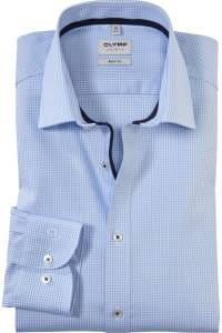 OLYMP Level Five Body Fit Hemd bleu, Vichykaro