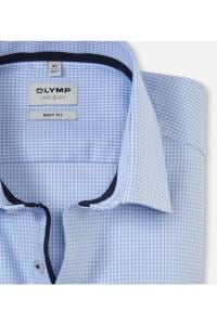 OLYMP Level Five Body Fit Hemd bleu, Vichykaro