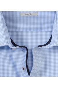 OLYMP Level Five Body Fit Hemd bleu, Vichykaro