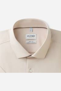 OLYMP Level Five Performance Climate Control Body Fit Hemd natur, Einfarbig