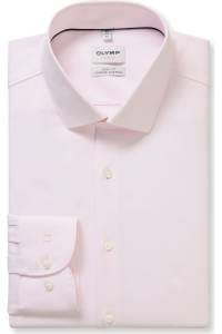 OLYMP Level Five Performance Climate Control Body Fit Hemd pink, Einfarbig