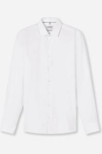 OLYMP Level Five Performance Climate Control Body Fit Hemd weiss, Einfarbig