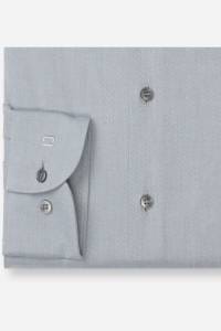 OLYMP Level Five Performance Climate Control Body Fit Hemd grün, Einfarbig