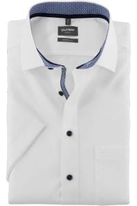 OLYMP Luxor Modern Fit Hemd weiss, Einfarbig