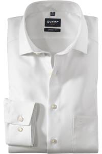 OLYMP Luxor Modern Fit Hemd weiss, Einfarbig