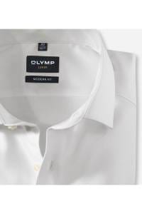 OLYMP Luxor Modern Fit Hemd weiss, Einfarbig