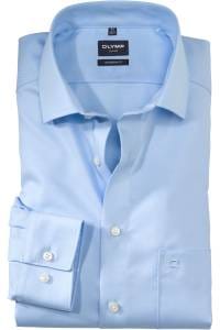 OLYMP Luxor Modern Fit Hemd hellblau, Einfarbig
