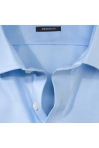 OLYMP Luxor Modern Fit Hemd hellblau, Einfarbig