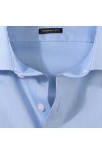 OLYMP Luxor Modern Fit Hemd bleu, Einfarbig