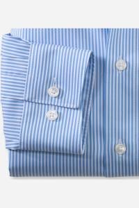OLYMP Luxor Modern Fit Hemd bleu, Gestreift