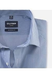 OLYMP Luxor Modern Fit Hemd marine, Gestreift