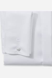 OLYMP No. Six Super Slim Galahemd weiss, Einfarbig
