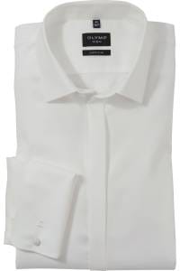 OLYMP No. Six Super Slim Galahemd hellbeige, Einfarbig