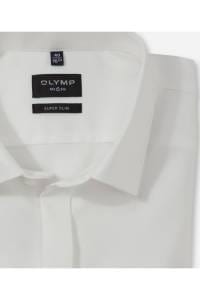OLYMP No. Six Super Slim Galahemd hellbeige, Einfarbig