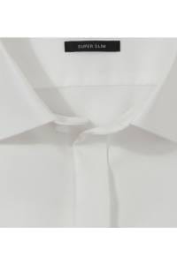 OLYMP No. Six Super Slim Galahemd hellbeige, Einfarbig