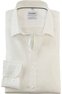 OLYMP Level Five Body Fit Hemd hellbeige, Einfarbig