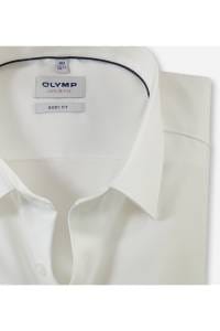 OLYMP Level Five Body Fit Hemd hellbeige, Einfarbig