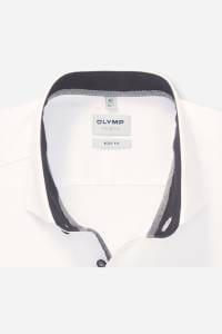 OLYMP Level Five Body Fit Hemd weiss, Einfarbig