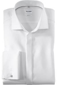 OLYMP Level Five Body Fit Galahemd weiss, Faux-uni
