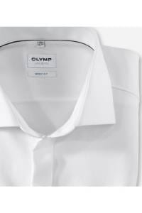 OLYMP Level Five Body Fit Galahemd weiss, Faux-uni