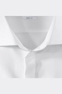 OLYMP Level Five Body Fit Galahemd weiss, Faux-uni