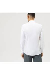 OLYMP No. Six Super Slim Hemd weiss, Einfarbig