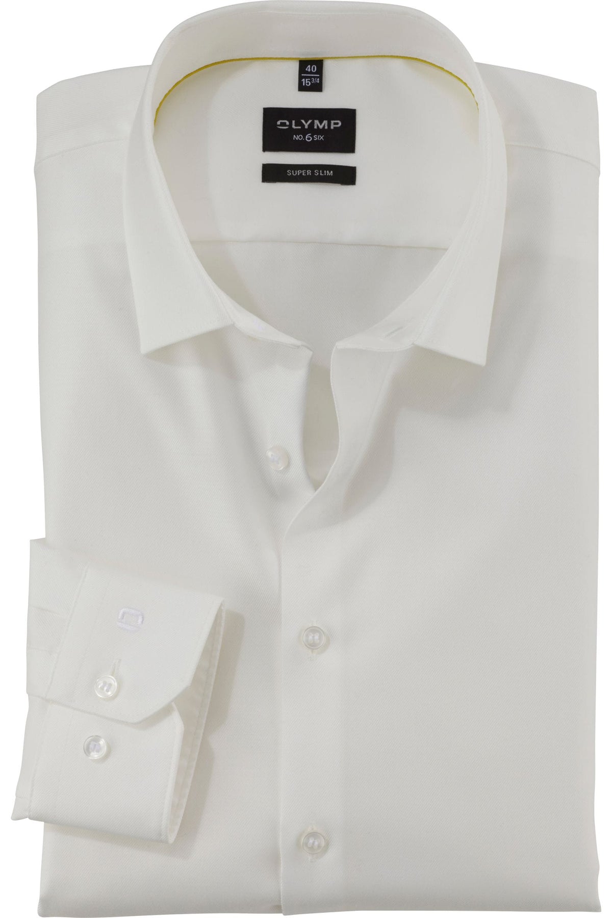 OLYMP No. Six Super Slim Hemd hellbeige, Einfarbig